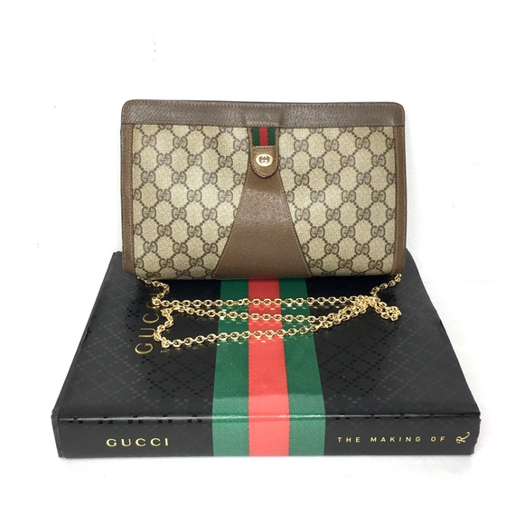 Gucci Handbags - Authentic Gucci brown monogram coated canvas crossbody bag